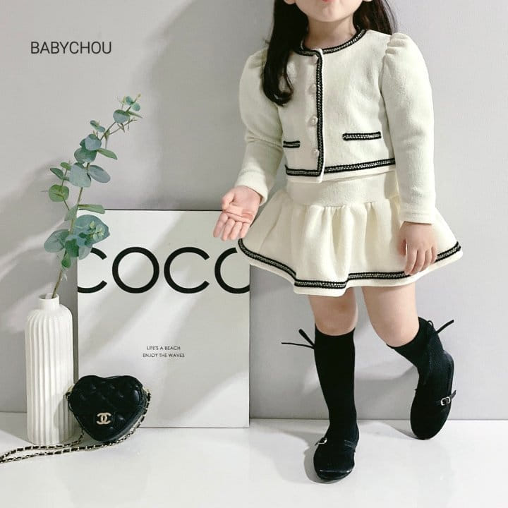 Babychou - Korean Children Fashion - #littlefashionista - Blush Top Bottom Set - 9