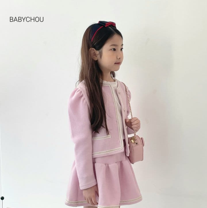 Babychou - Korean Children Fashion - #minifashionista - Blush Top Bottom Set - 11