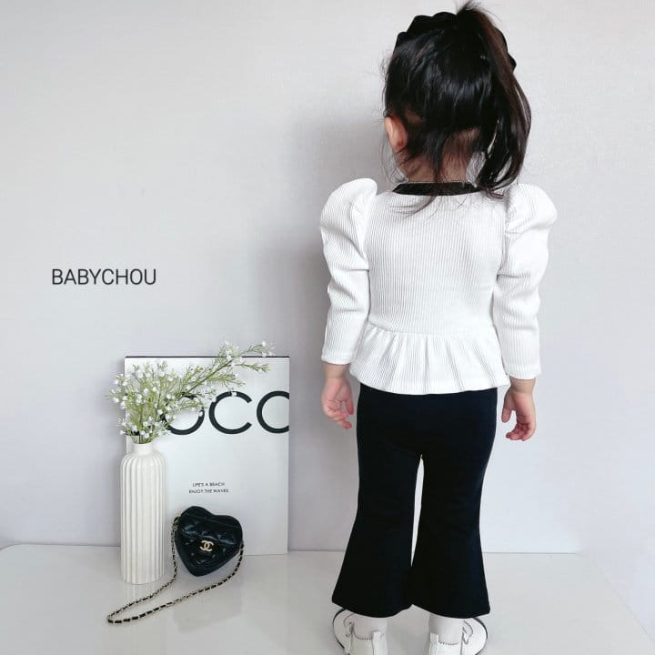 Babychou - Korean Children Fashion - #minifashionista - Pure Puff Tee - 6