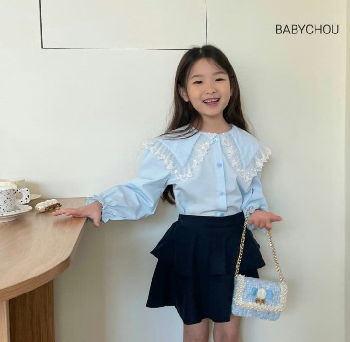 Babychou - Korean Children Fashion - #toddlerclothing - Juicy Blouse - 10