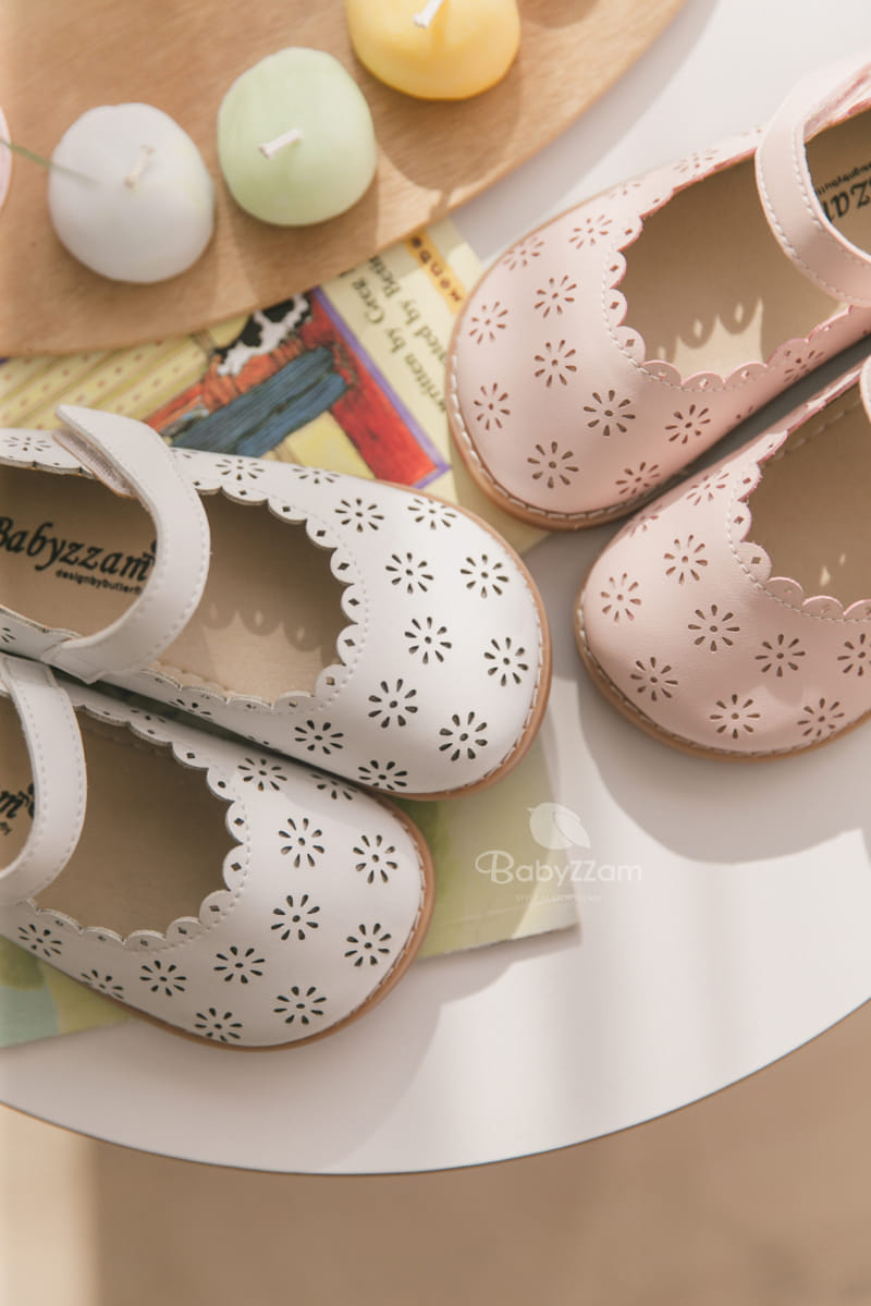 Babyzzam - Korean Children Fashion - #Kfashion4kids - D437 Flower Flats - 7