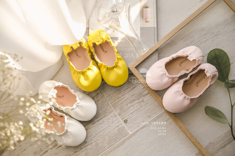 Babyzzam - Korean Children Fashion - #childofig - A016A Leather Flats - 8