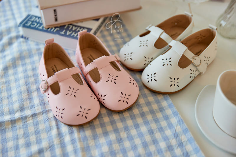 Babyzzam - Korean Children Fashion - #childofig - BB366 Flower Flats - 3