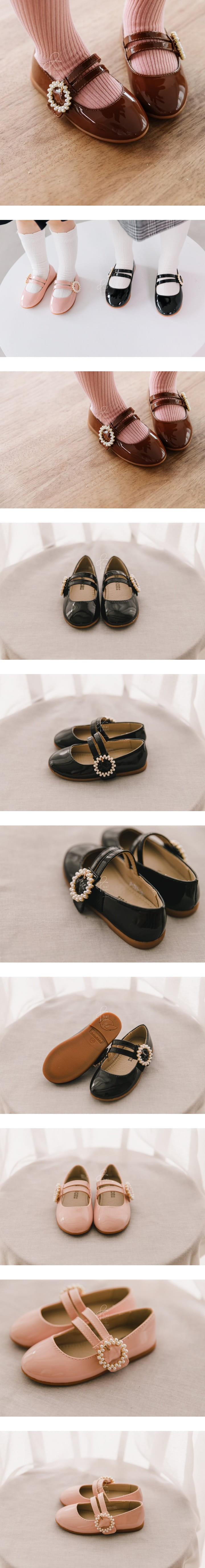 Babyzzam - Korean Children Fashion - #childrensboutique - Y785 Enna Flats