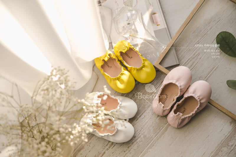 Babyzzam - Korean Children Fashion - #designkidswear - A016A Leather Flats - 11