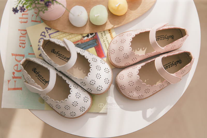 Babyzzam - Korean Children Fashion - #designkidswear - D437 Flower Flats