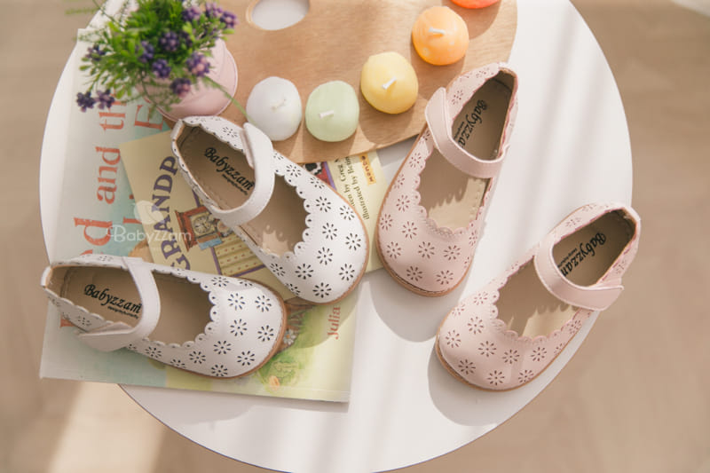 Babyzzam - Korean Children Fashion - #fashionkids - D437 Flower Flats - 3