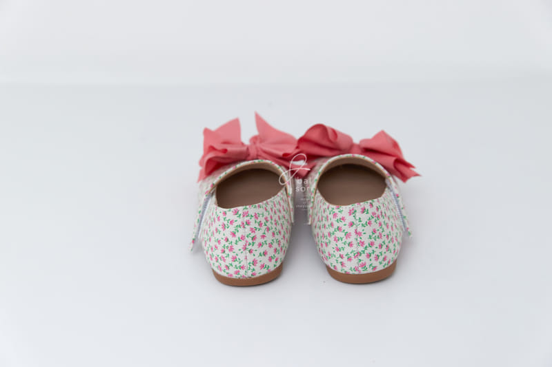 Babyzzam - Korean Children Fashion - #kidzfashiontrend - BB370 Lovely Ribbon Flats - 7