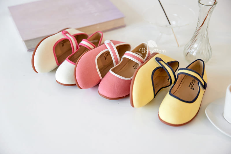 Babyzzam - Korean Children Fashion - #littlefashionista - Y856 Iris Flats