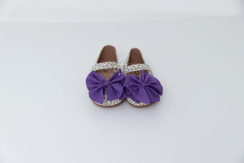 Babyzzam - Korean Children Fashion - #magicofchildhood - BB370 Lovely Ribbon Flats - 10