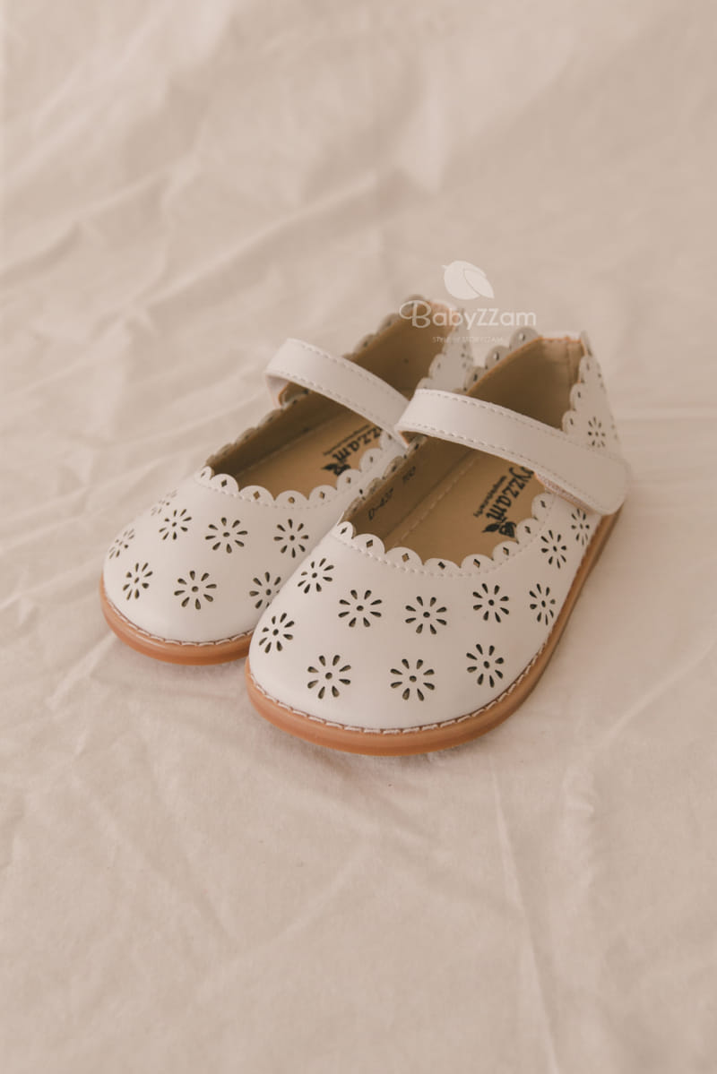 Babyzzam - Korean Children Fashion - #magicofchildhood - D437 Flower Flats - 9