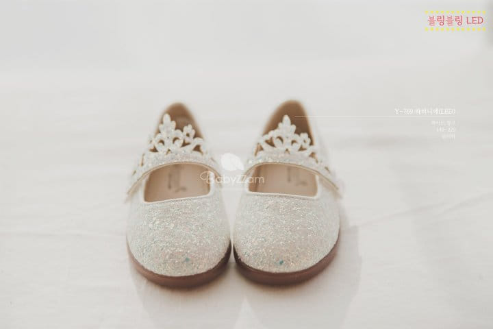 Babyzzam - Korean Children Fashion - #magicofchildhood - Y769 Partty Flats - 5