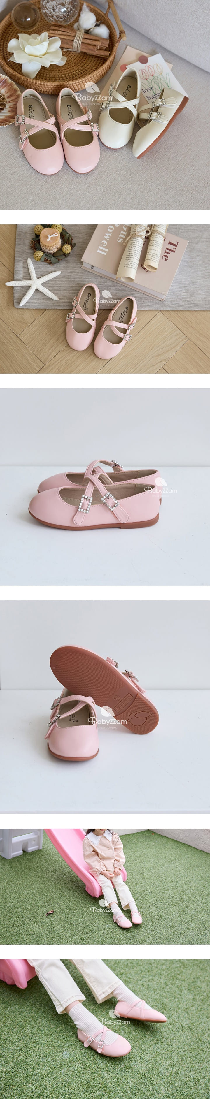 Babyzzam - Korean Children Fashion - #stylishchildhood - Y883 Lucy Flats