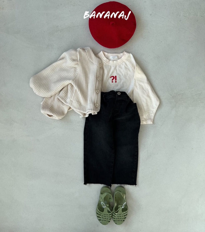 Banana J - Korean Children Fashion - #childofig - Exclamation Mark Tee - 4