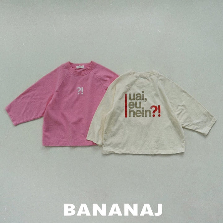 Banana J - Korean Children Fashion - #littlefashionista - Exclamation Mark Tee - 12