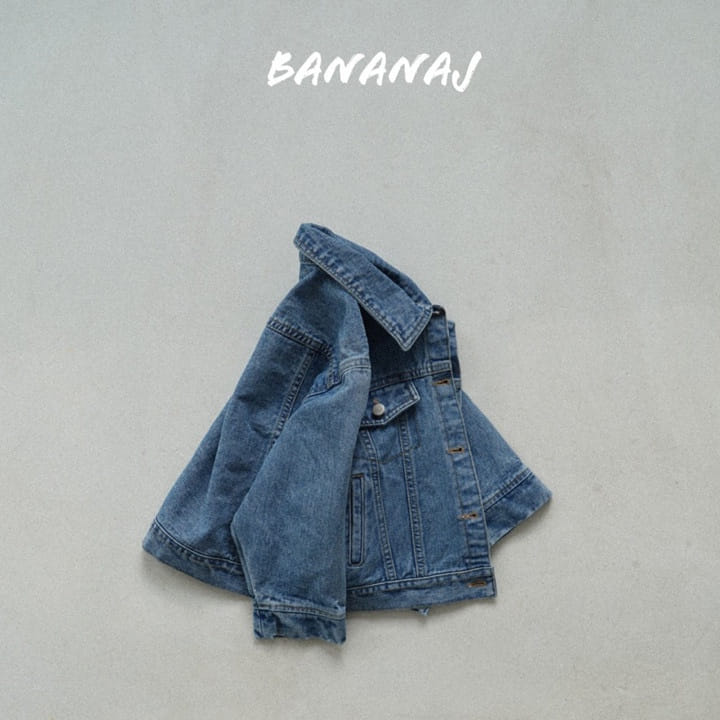 Banana J - Korean Children Fashion - #todddlerfashion - Classic Denim Jacket