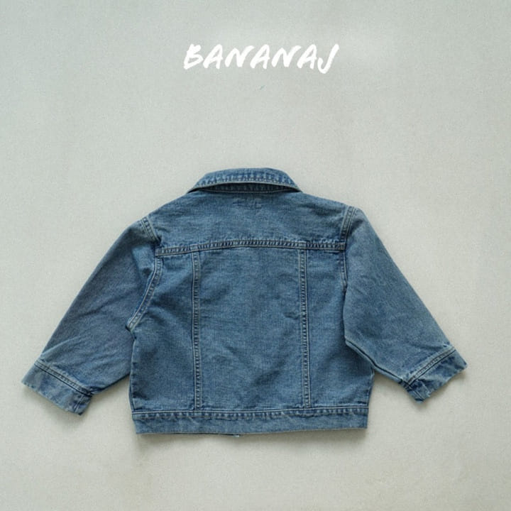 Banana J - Korean Children Fashion - #toddlerclothing - Classic Denim Jacket - 2