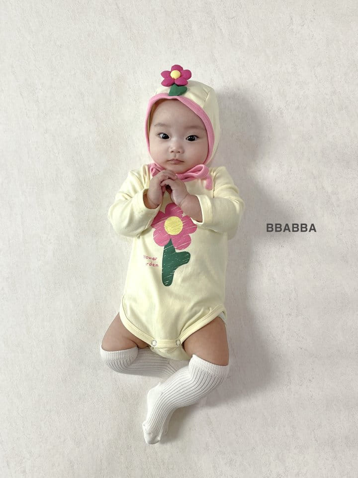 Bbabba - Korean Baby Fashion - #babyboutique - Flower Garden Bodysuit Set - 5