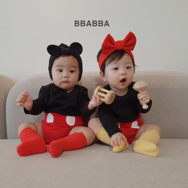 Bbabba - Korean Baby Fashion - #babyboutique - Mickey Bonnet - 3