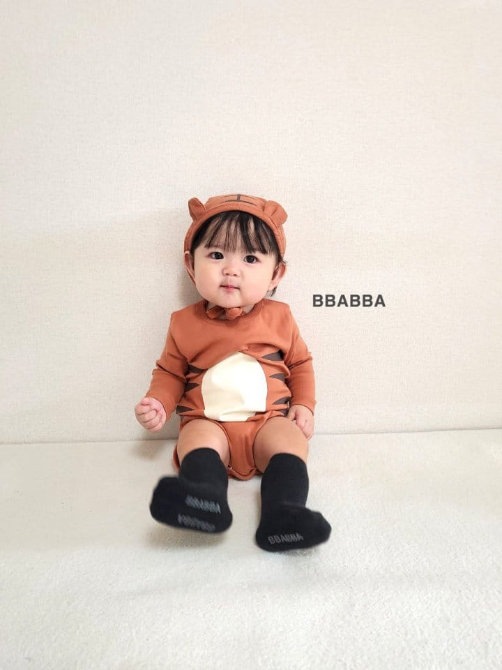 Bbabba - Korean Baby Fashion - #babyboutique - Tigher Bodysuit with Bonnet - 11