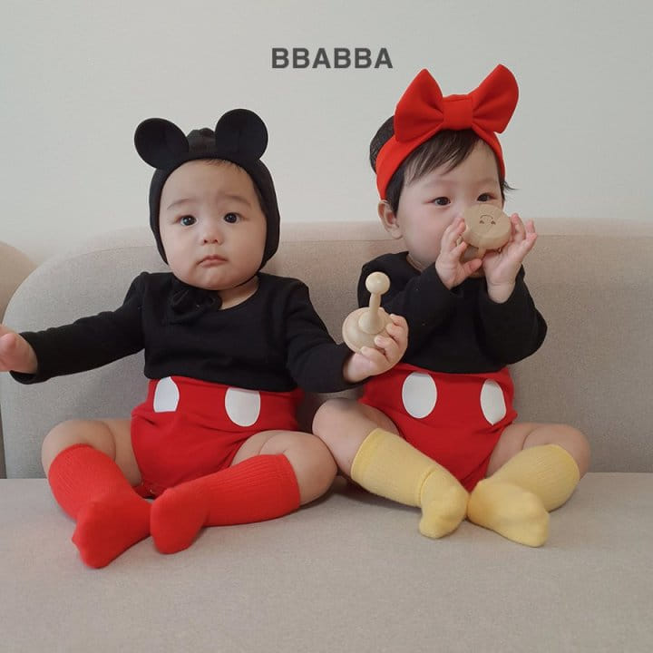 Bbabba - Korean Baby Fashion - #babyboutique - Mickey Bonnet - 4