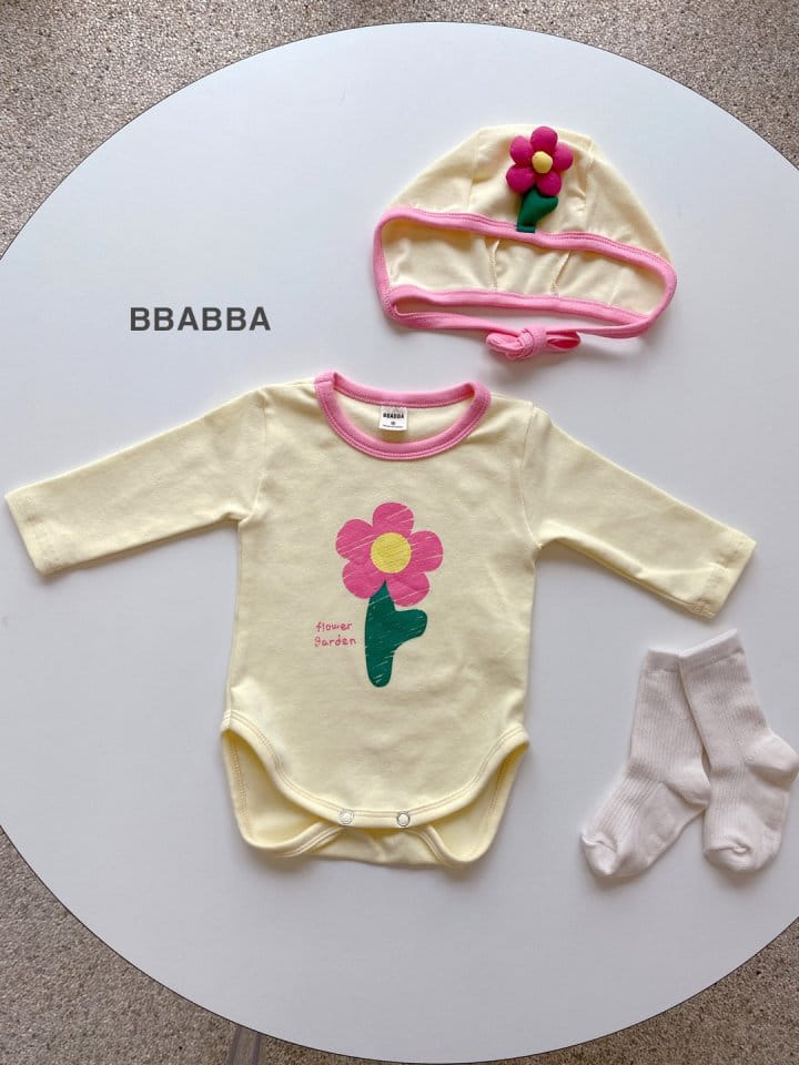 Bbabba - Korean Baby Fashion - #babyfashion - Flower Garden Bodysuit Set - 8