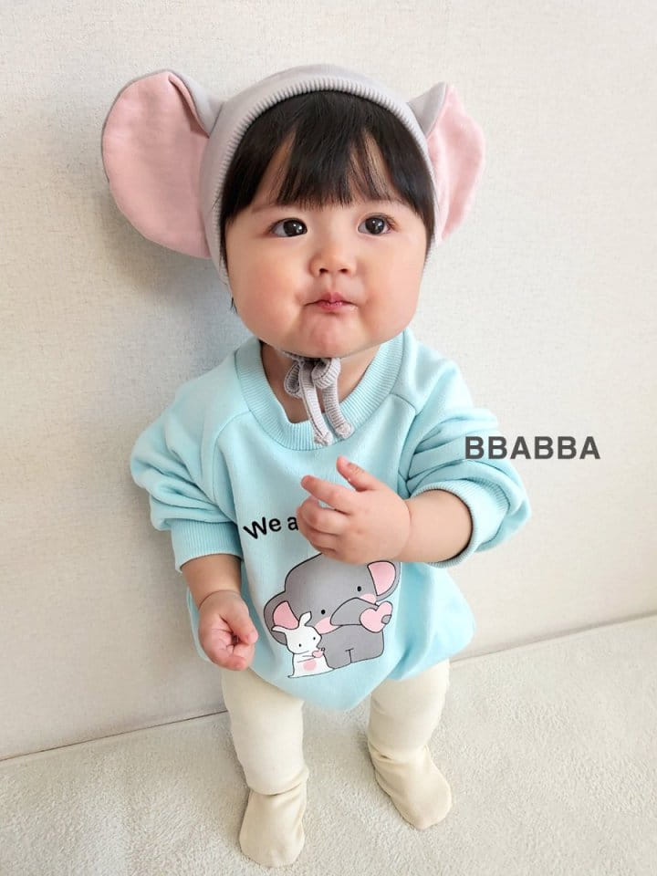 Bbabba - Korean Baby Fashion - #babyfashion - Heart Elephant Bodysuit