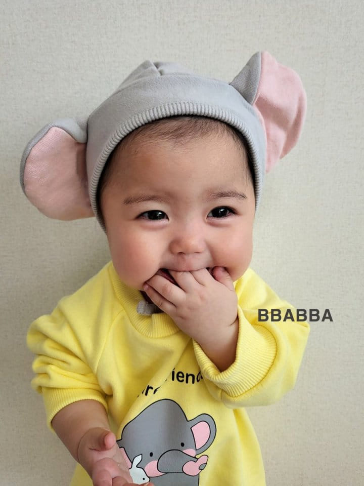 Bbabba - Korean Baby Fashion - #babyfever - Heart Elephant Bodysuit - 2