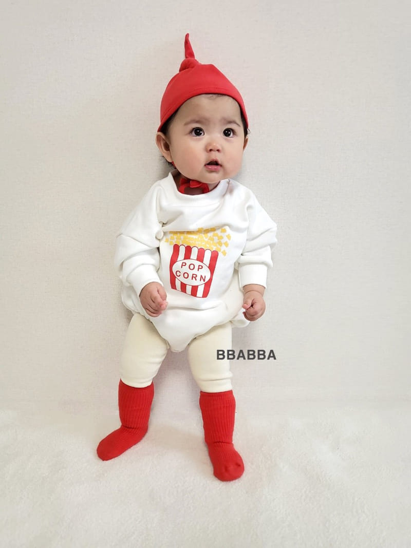 Bbabba - Korean Baby Fashion - #babyfever - Popcorn Bodysuit Set - 12