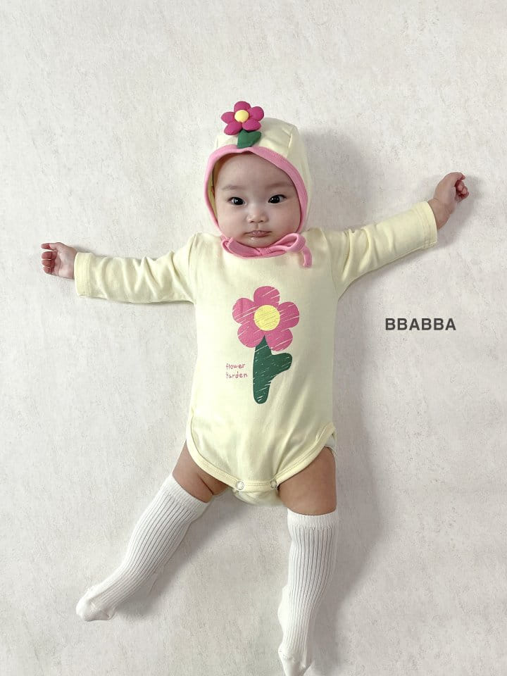 Bbabba - Korean Baby Fashion - #babylifestyle - Flower Garden Bodysuit Set - 11