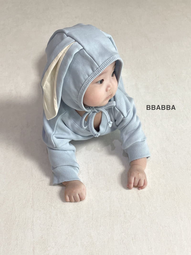 Bbabba - Korean Baby Fashion - #babylifestyle - 23 Rabbit Bodysuit with Bonnet - 2