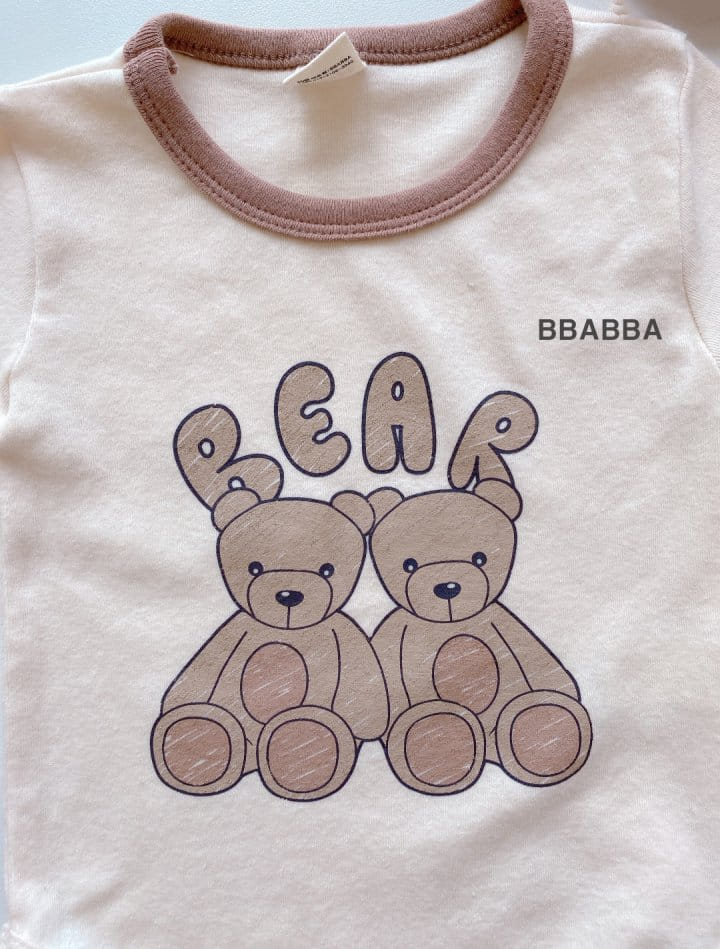 Bbabba - Korean Baby Fashion - #babyoninstagram - Bear Bodysuit Bonnet Set - 9