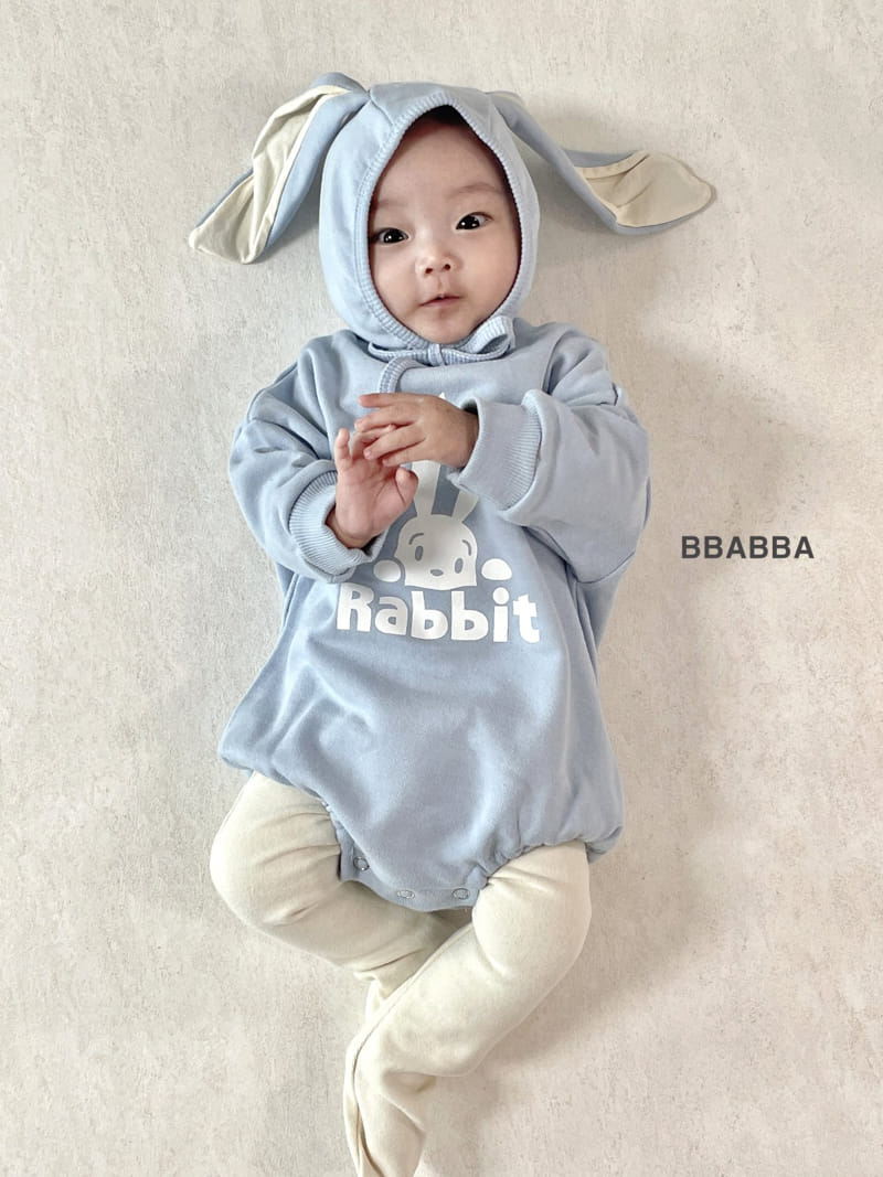 Bbabba - Korean Baby Fashion - #babyoninstagram - 23 Rabbit Bodysuit with Bonnet - 4