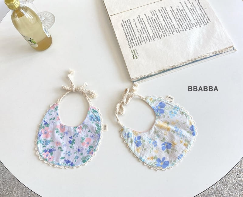 Bbabba - Korean Baby Fashion - #babyootd - Jelly Flower Bib - 2