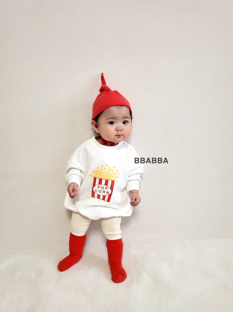 Bbabba - Korean Baby Fashion - #babyoutfit - Popcorn Bodysuit Set - 2