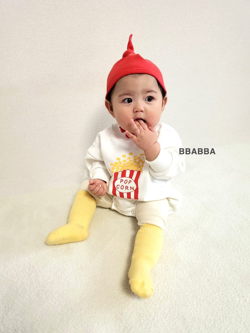 Bbabba - Korean Baby Fashion - #babyoutfit - Popcorn Bodysuit Set - 3