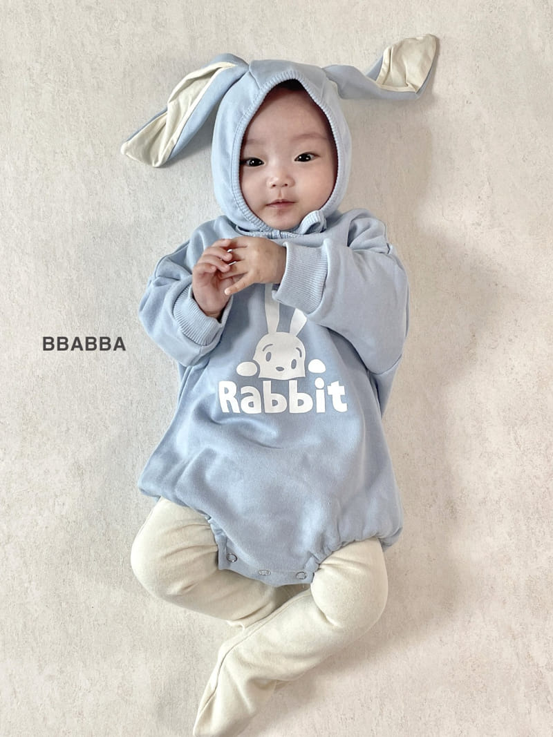 Bbabba - Korean Baby Fashion - #babyoutfit - 23 Rabbit Bodysuit with Bonnet - 5