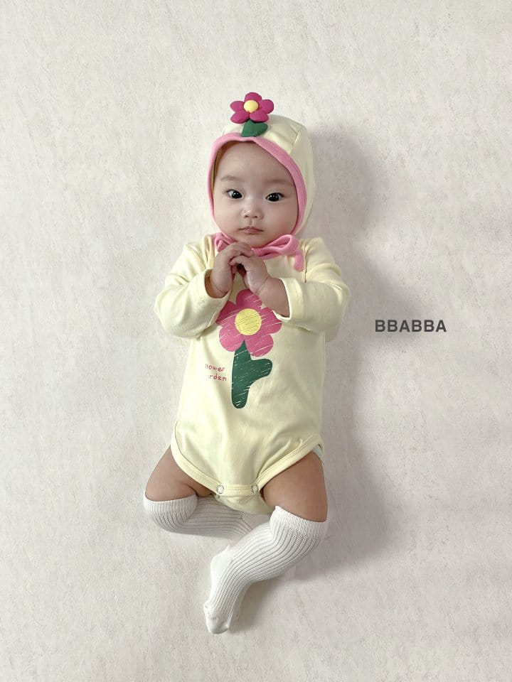 Bbabba - Korean Baby Fashion - #babywear - Flower Garden Bodysuit Set