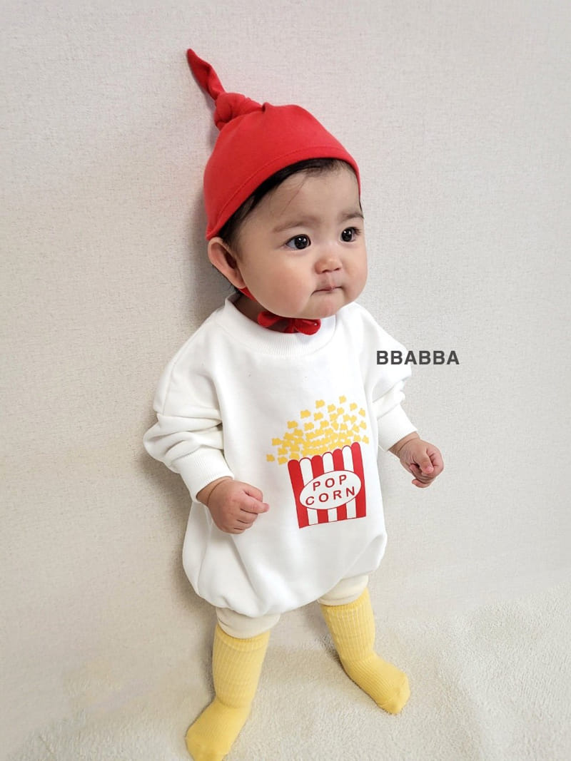 Bbabba - Korean Baby Fashion - #babyoutfit - Popcorn Bodysuit Set - 4