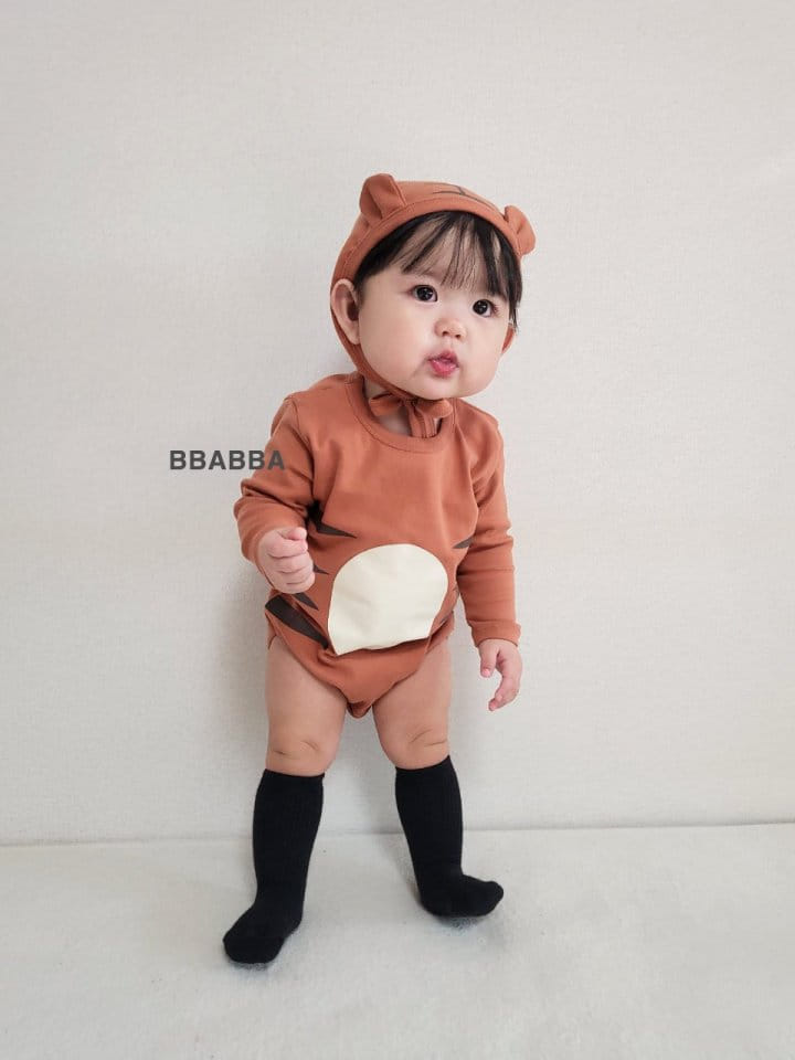 Bbabba - Korean Baby Fashion - #onlinebabyboutique - Tigher Bodysuit with Bonnet - 8