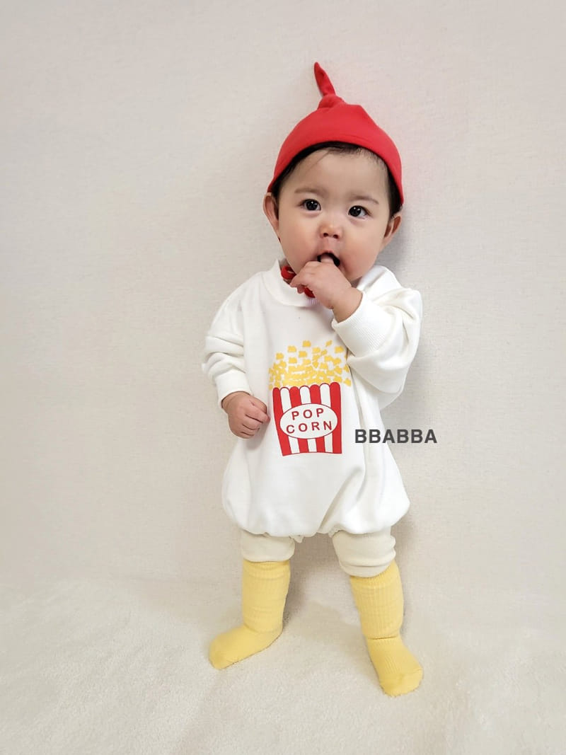 Bbabba - Korean Baby Fashion - #onlinebabyboutique - Popcorn Bodysuit Set - 5