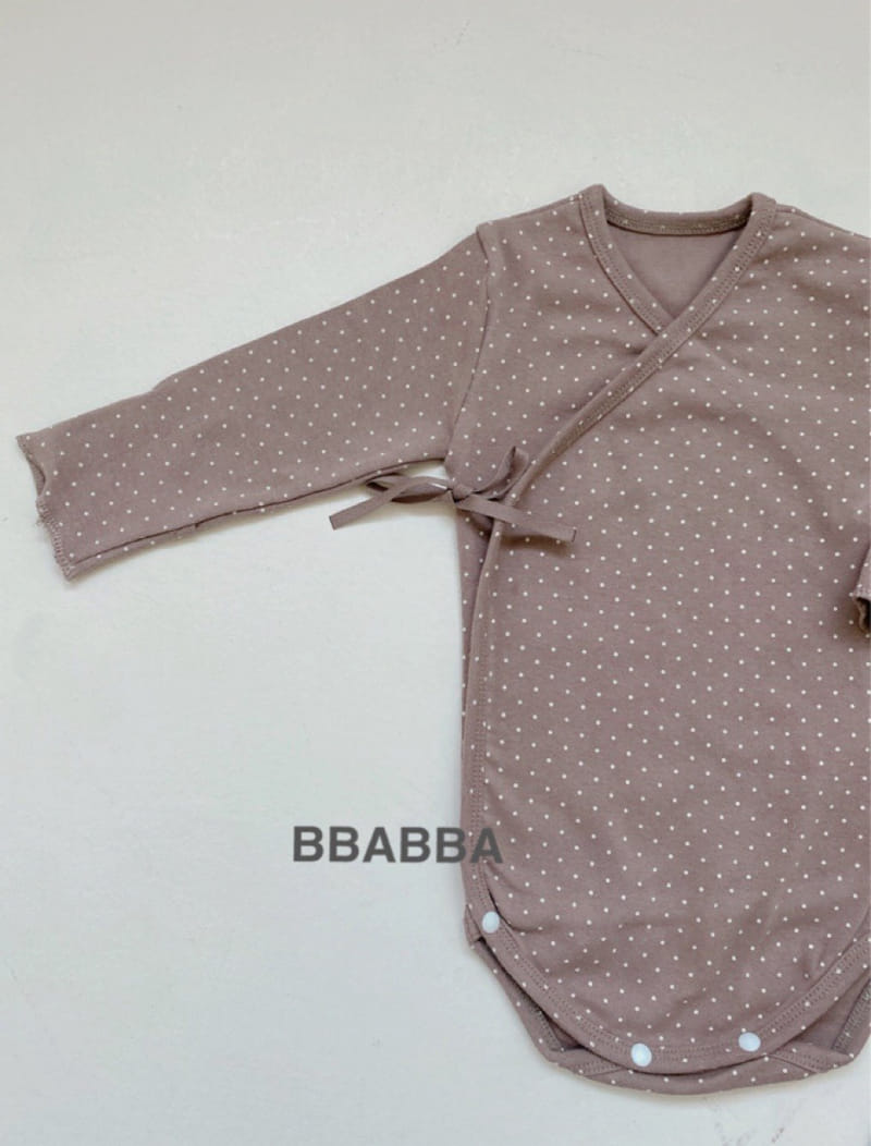 Bbabba - Korean Baby Fashion - #onlinebabyboutique - Benet Dot Bodysuit with Leggings Bonnet - 6