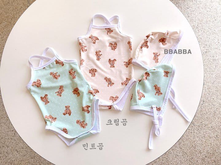 Bbabba - Korean Baby Fashion - #onlinebabyboutique - String Swimwear - 2