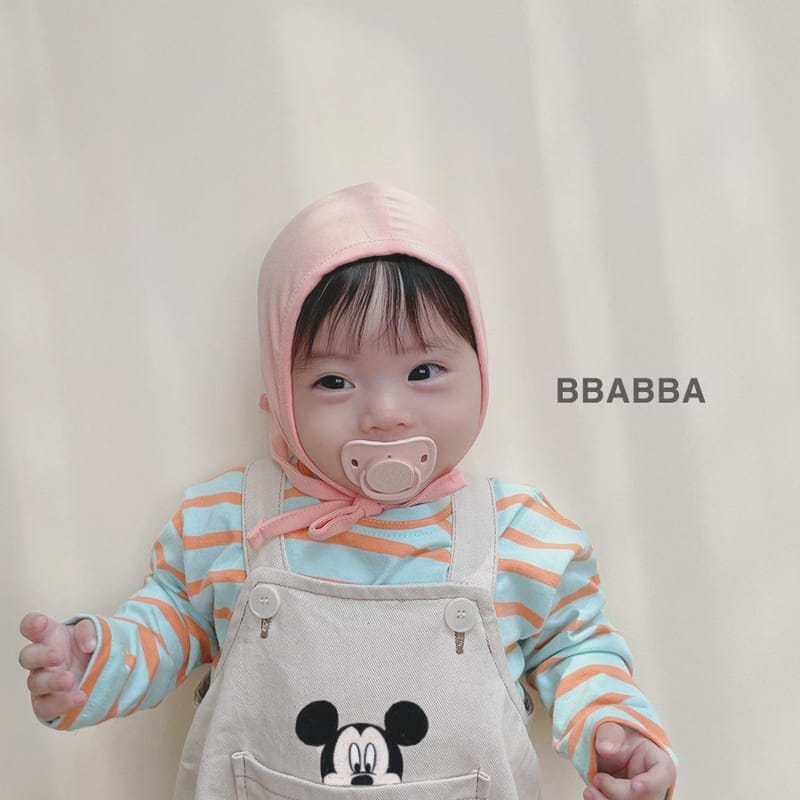 Bbabba - Korean Baby Fashion - #onlinebabyboutique - M Embrodiery Dungarees - 3