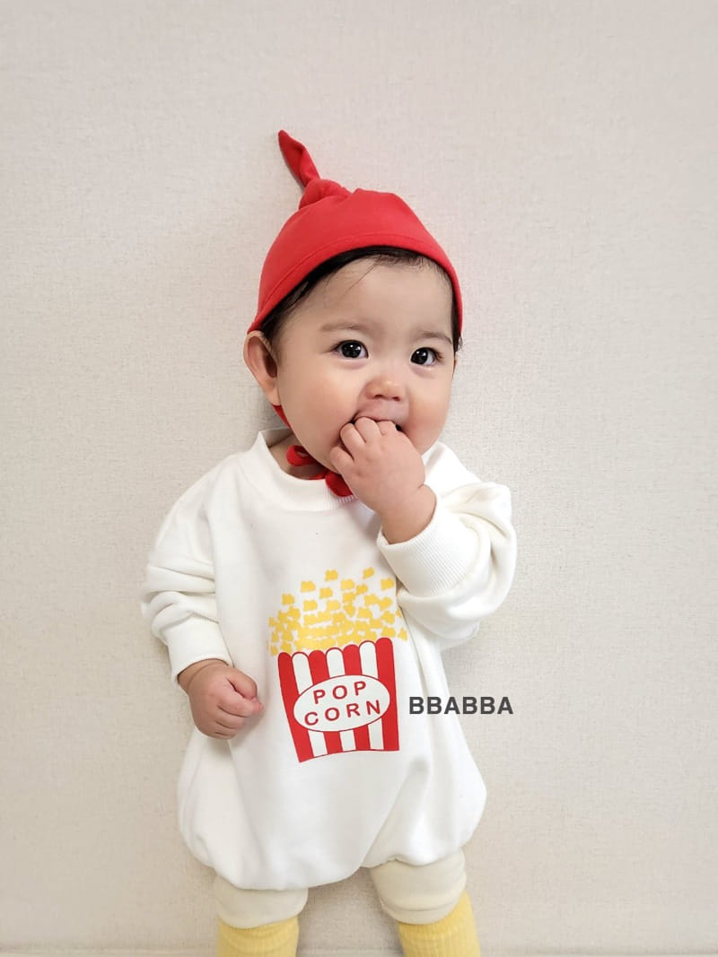 Bbabba - Korean Baby Fashion - #onlinebabyshop - Popcorn Bodysuit Set - 6