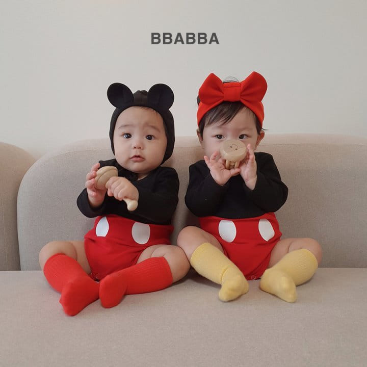 Bbabba - Korean Baby Fashion - #smilingbaby - Mickey Bonnet - 2