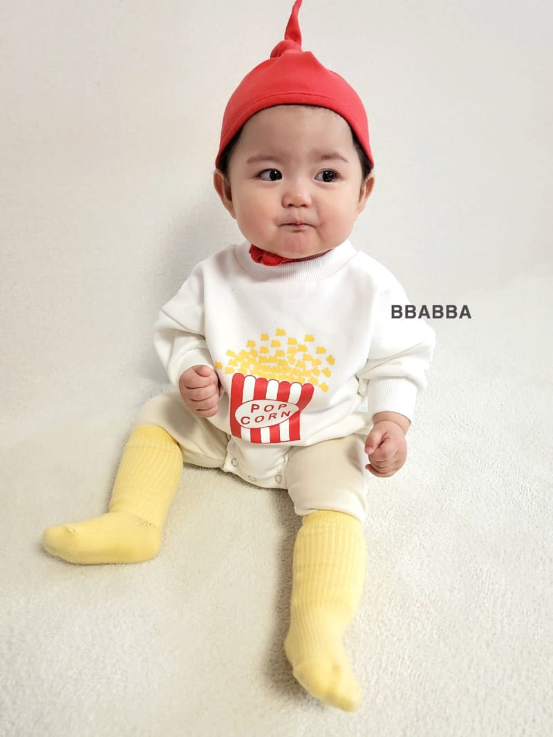 Bbabba - Korean Baby Fashion - #smilingbaby - Popcorn Bodysuit Set - 7