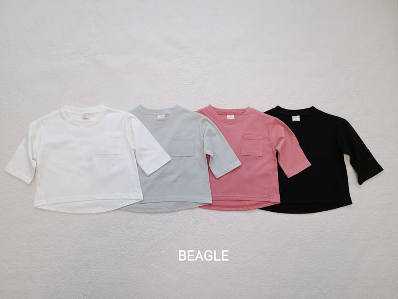 Beagle - Korean Children Fashion - #discoveringself - Today Pocket Tee