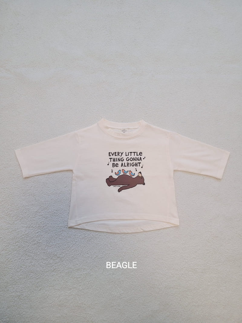 Beagle - Korean Children Fashion - #kidzfashiontrend - Music Bear Tee - 2