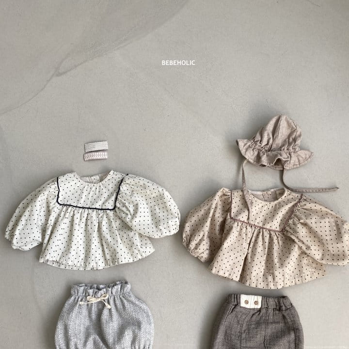 Bebe Holic - Korean Baby Fashion - #babyboutiqueclothing - Dot Blouse